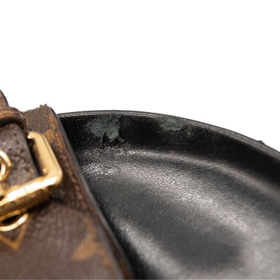 Louis Vuitton Black Leather Wave Bom Dia Mule Sandals Size 41 Louis Vuitton  | The Luxury Closet