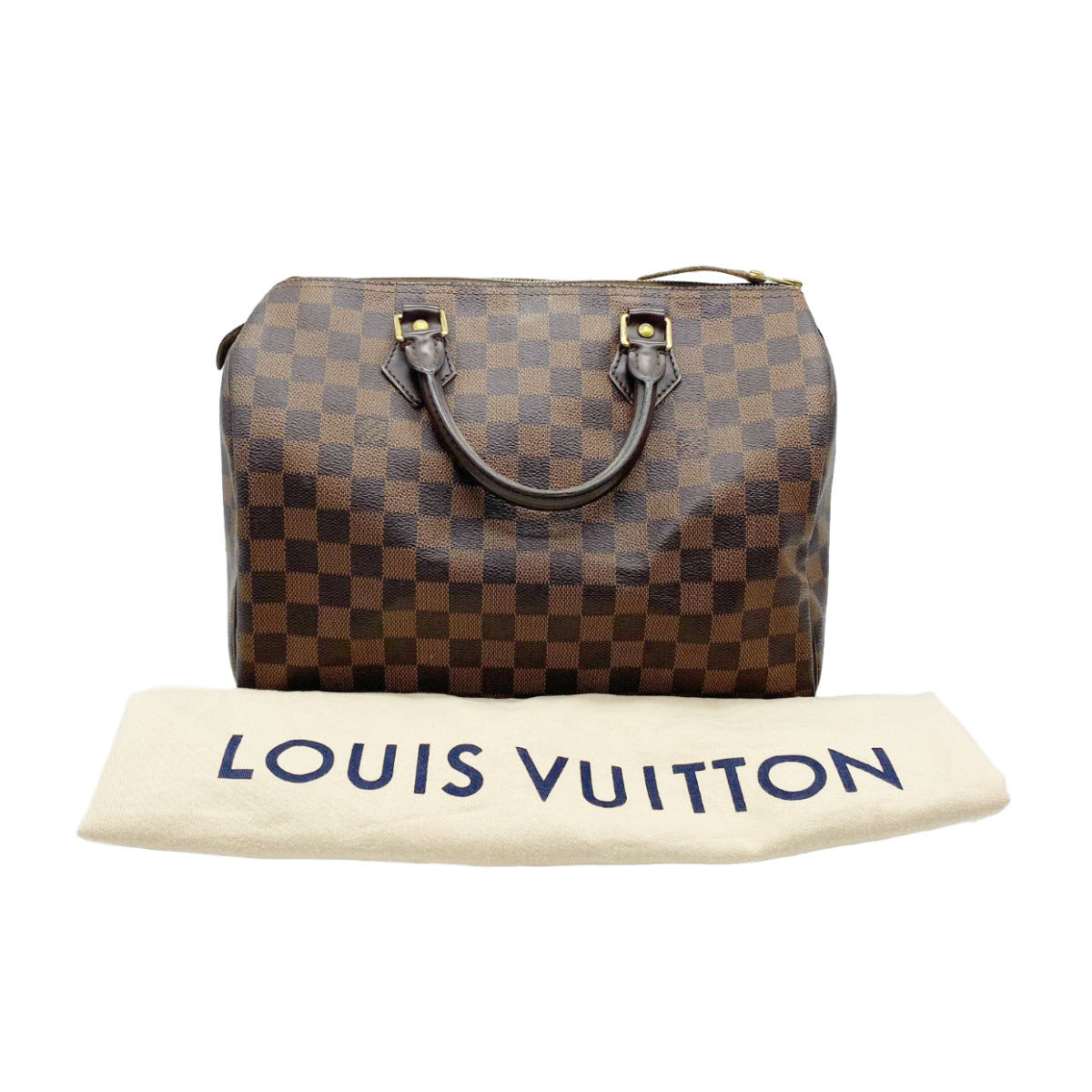 Louis Vuitton Vintage Damier Ebene Doctor Bag - Brown Handle Bags