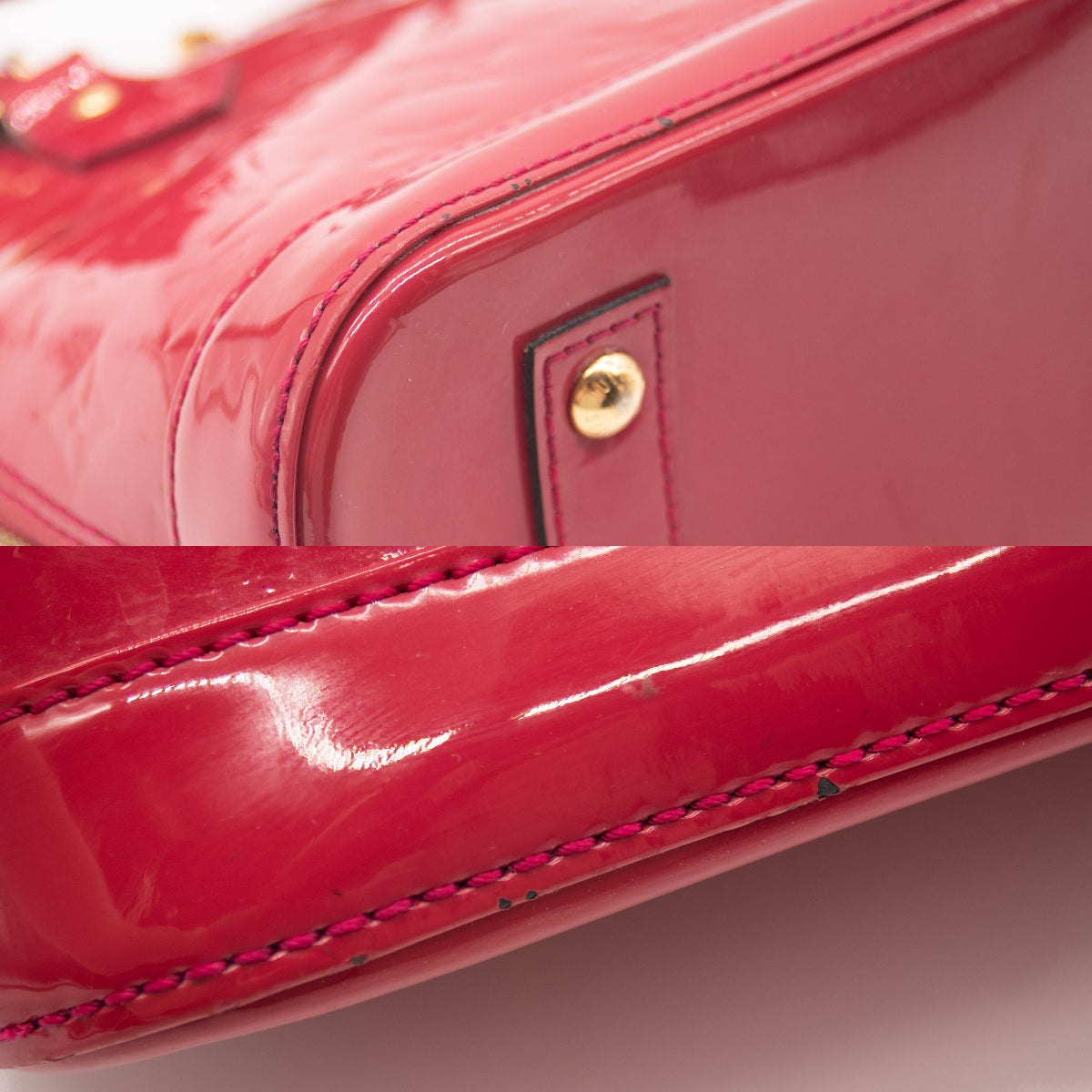 louis vuitton red patent leather bag
