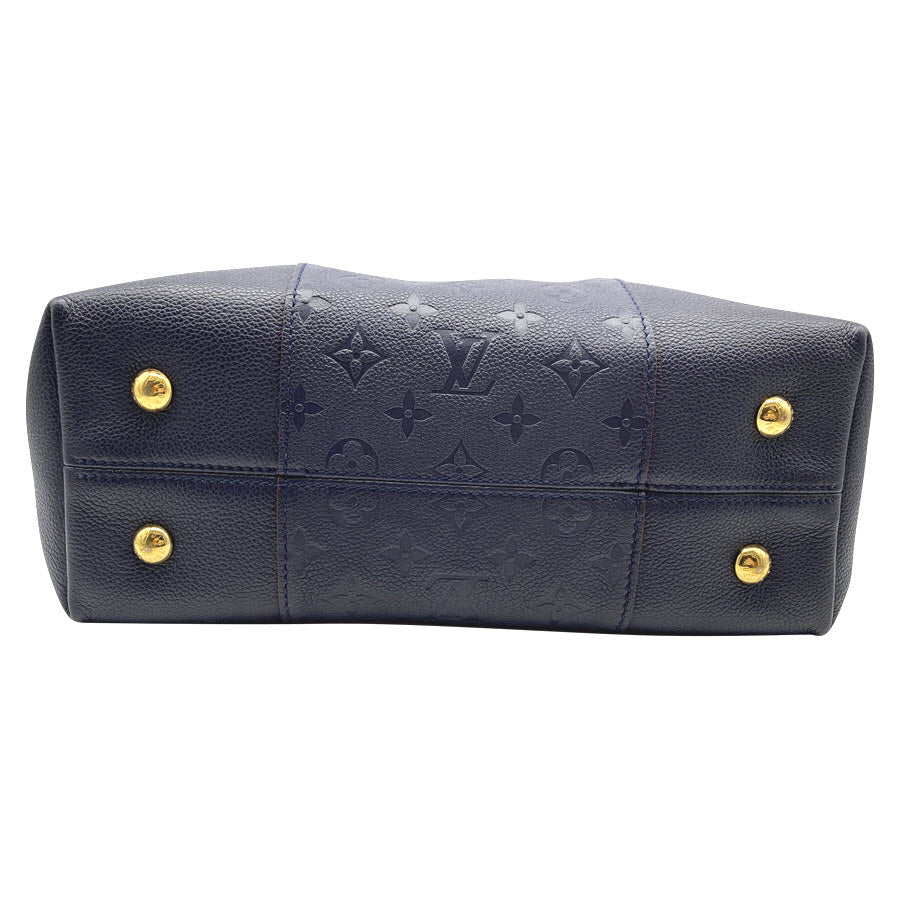 Louis Vuitton Melie Handbag Monogram Empreinte Leather Blue 2347701