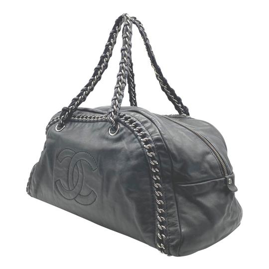 Chanel Luxe Ligne Bowler Bag Leather Large - ShopStyle