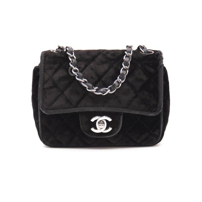 Wallet on chain leather handbag Chanel Black in Leather - 41602027