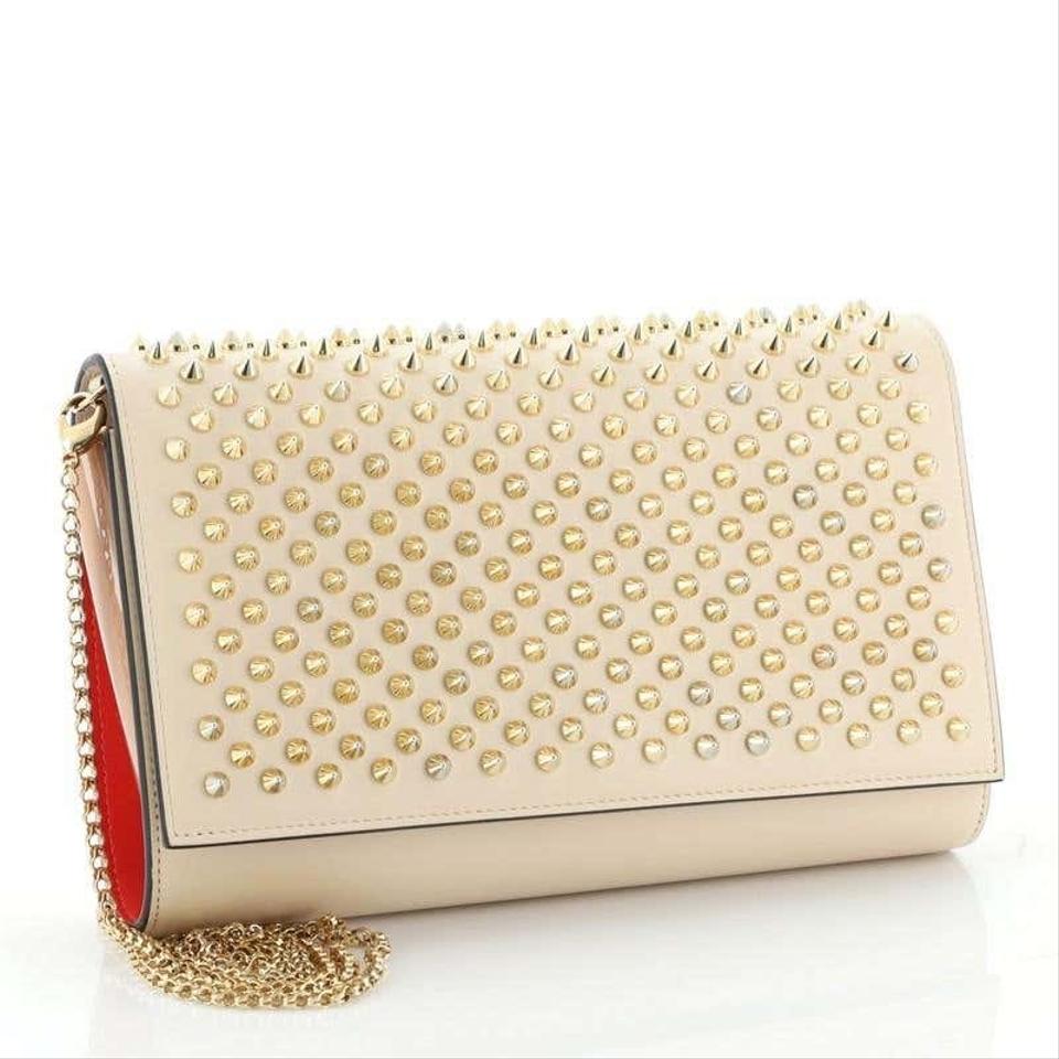 Christian Louboutin Paloma Spiked Leather Clutch Crossbody Bag€1.200,95