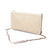 Christian Louboutin Crossbody Clutch Loubiclutch Spike White Leather Shoulder Bag