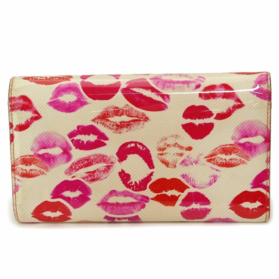 Christian Louboutin Wallet Valentine Limited White Red Heart with box Used