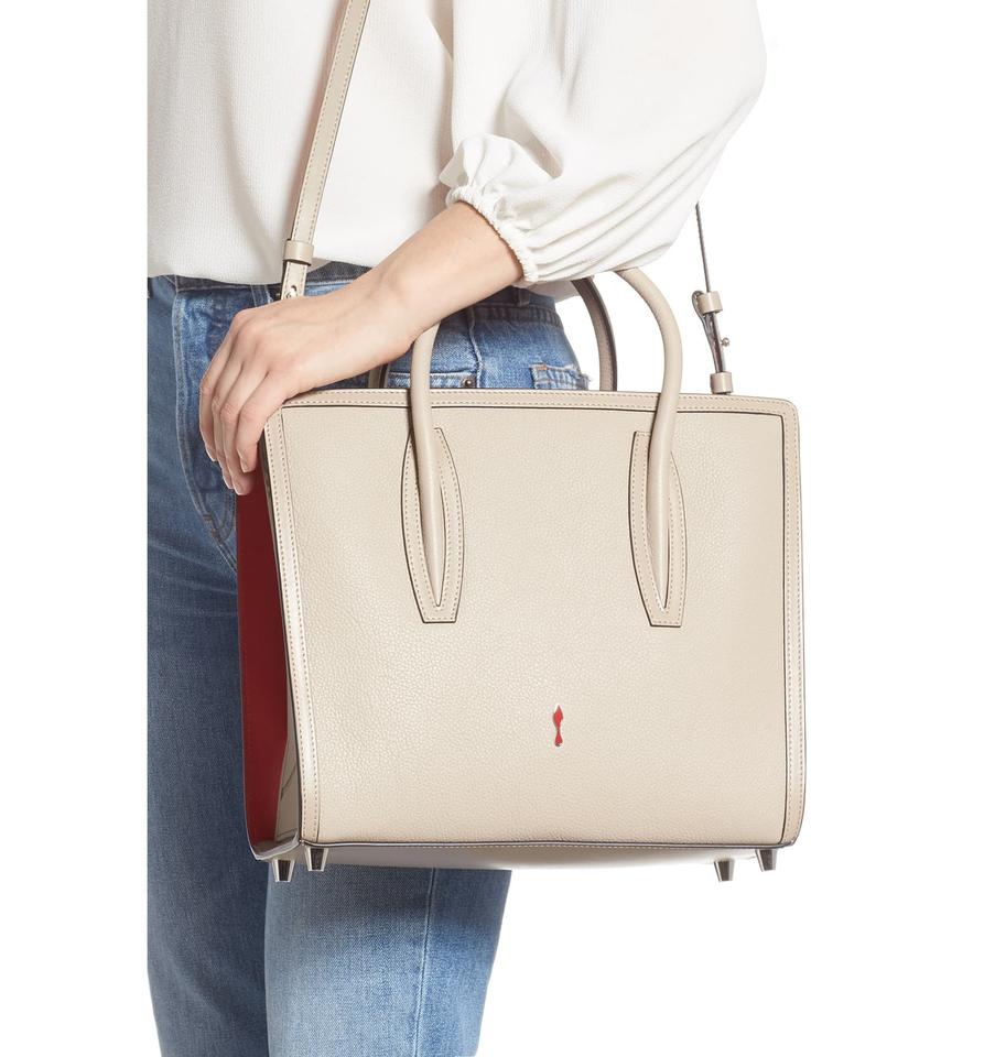 Christian Louboutin - Authenticated Éloïse Handbag - Leather Beige for Women, Never Worn
