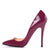 Christian Louboutin Purple Patent Calfskin Pigalle 120 Pumps