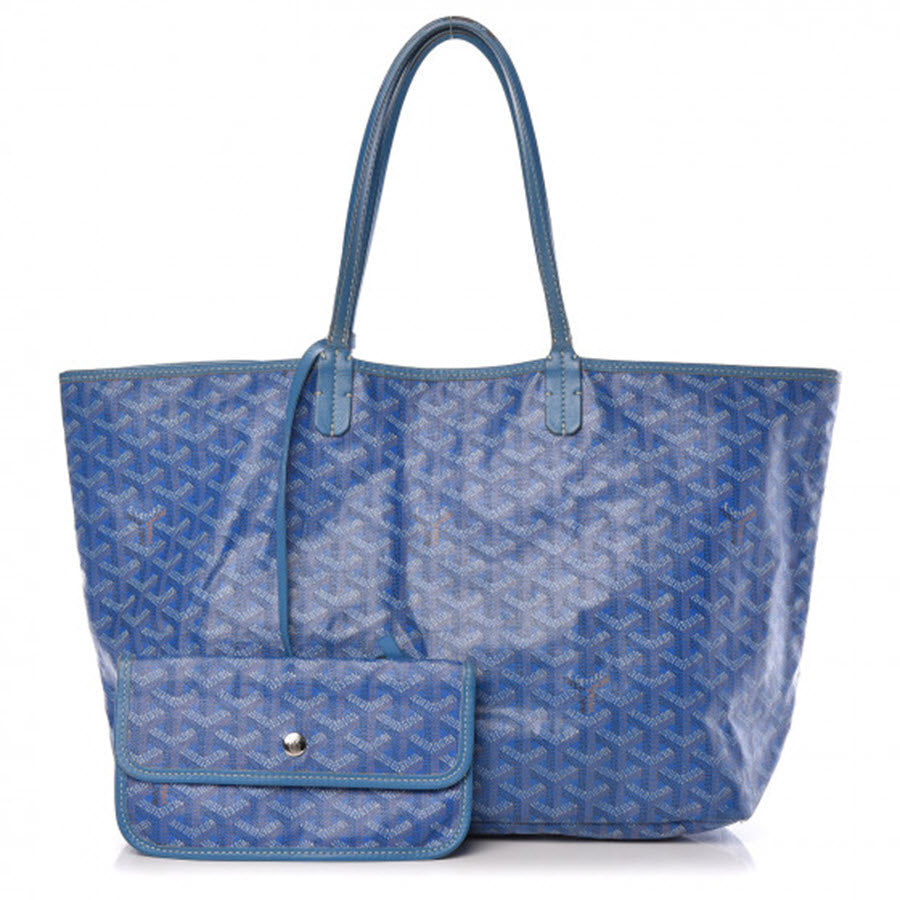 Goyard Goyardine Saint Louis Pm Black Coated Canvas Tote - MyDesignerly