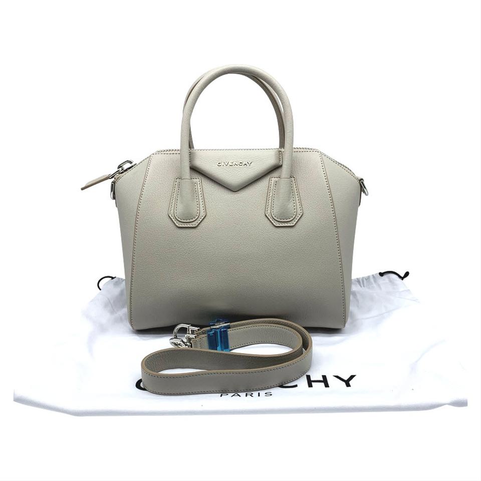 Small Antigona Leather Satchel