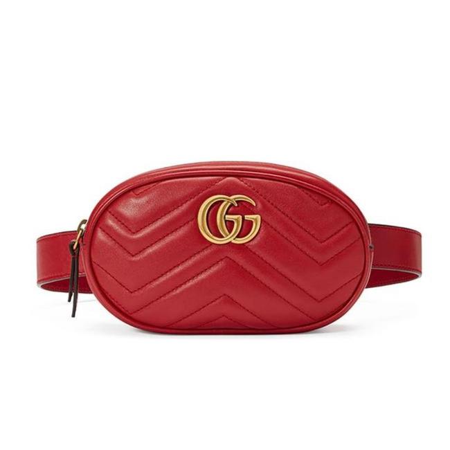 Gucci - Navy & Red Original GG Wool Backpack