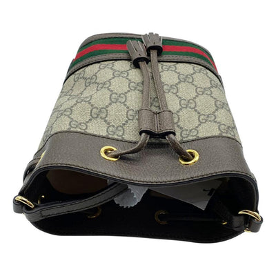 Gucci Bucket Ophidia Mini Supreme Brown Gg Canvas Shoulder Bag