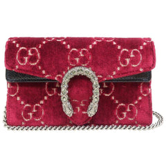 Gucci Dionysus Woc Crossbody Bag Red with Pink Trim