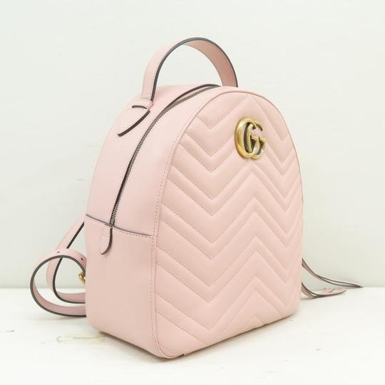 Gucci GG Marmont Backpack Matelasse Light Pink - US