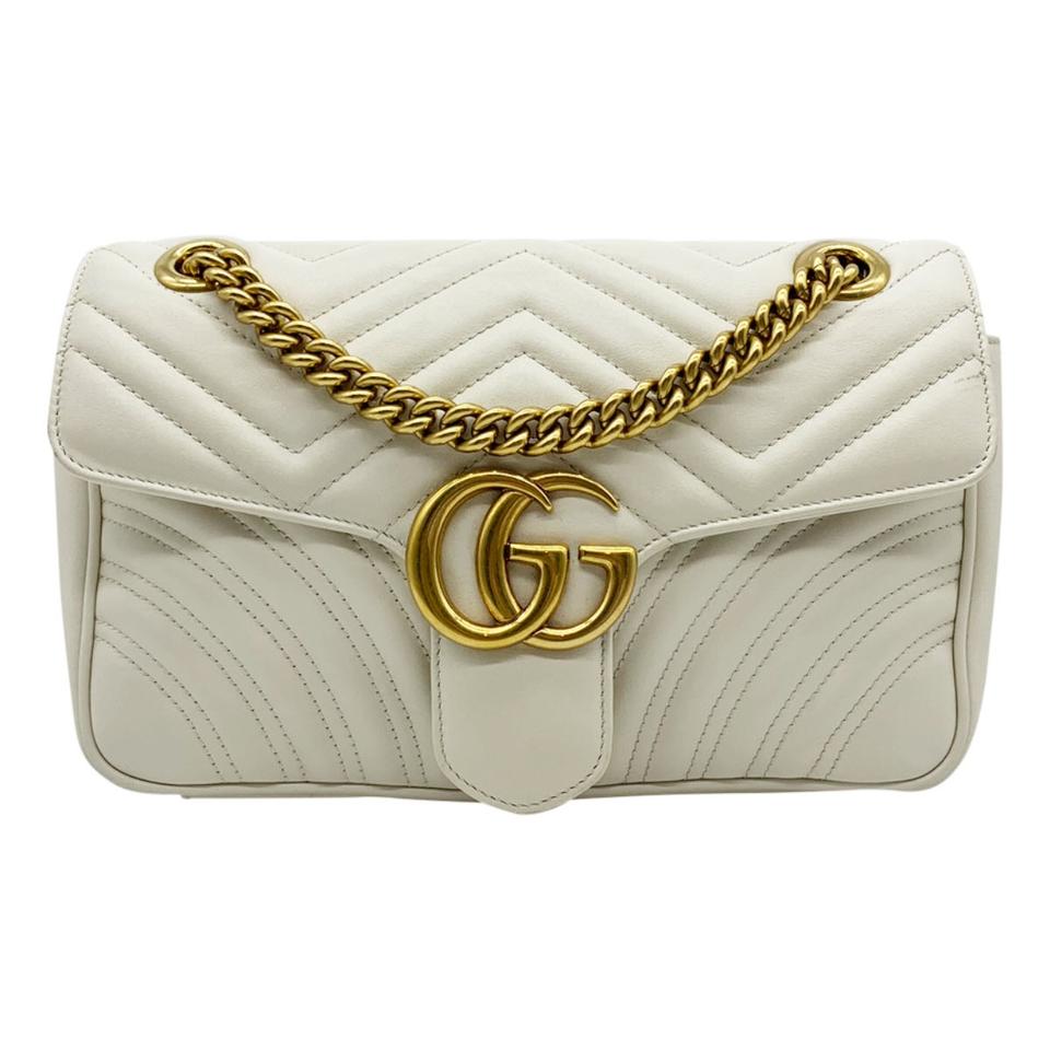 GG Marmont Mini Bag in White
