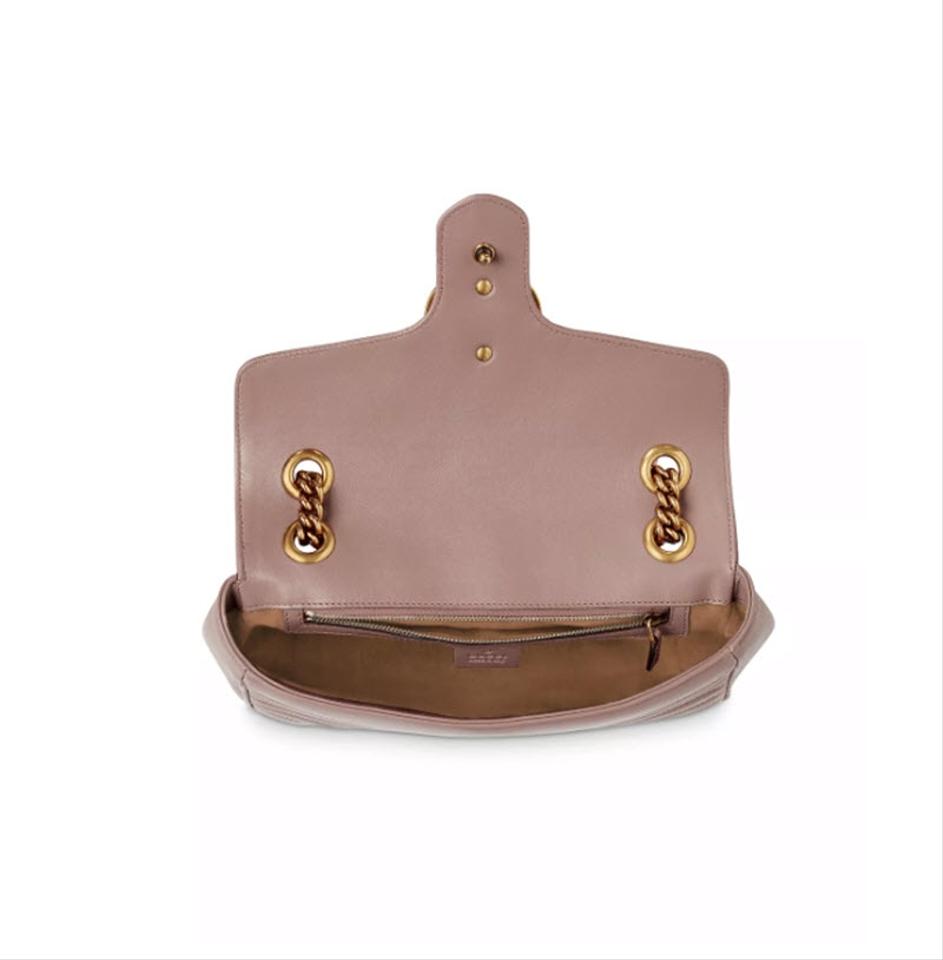 Gucci Crossbody Purse GG Marmont Gold Hardware Shoulder Bag Mini