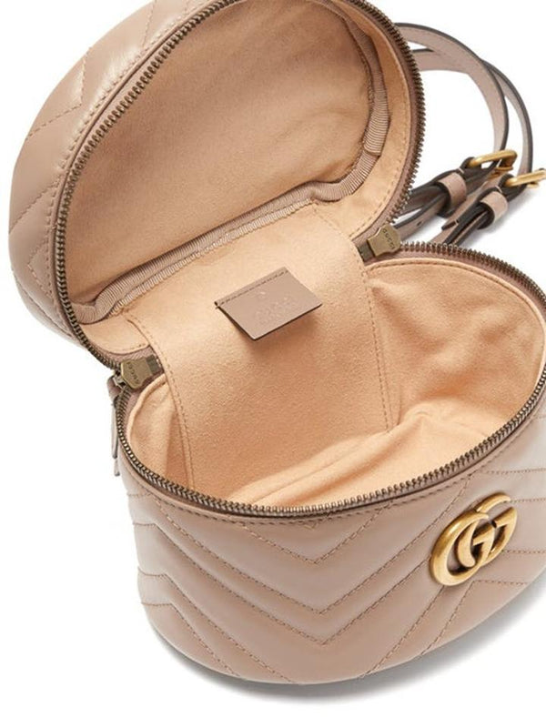 Leather backpack Gucci Beige in Leather - 25594973