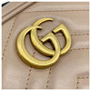 Gucci Mini Camera Marmont Gg Small Quilted Beige Leather Shoulder Bag