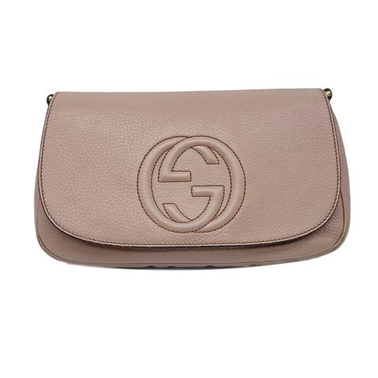 Gucci Soho Disco Leather Small Red in Grained Leather with Light Gold-tone  - US