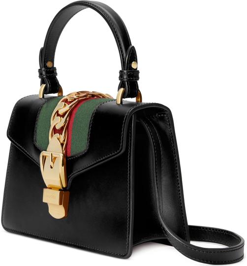 Gucci Sylvie Shoulder Bag Small Black - US