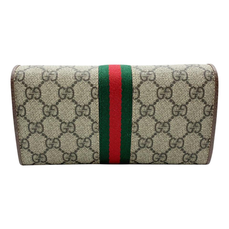 Gucci Ophidia GG Supreme chain wallet - ShopStyle