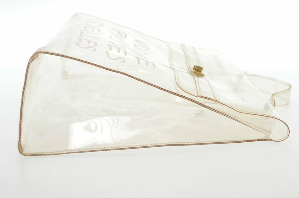 Hermès Clear Vinyl Souvenir De L'Exposition Kelly Bag