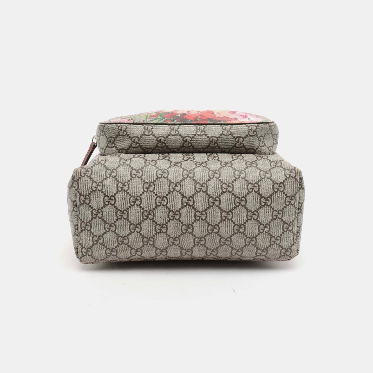 Gucci GG Supreme Monogram Blooms Large Zip Pouch