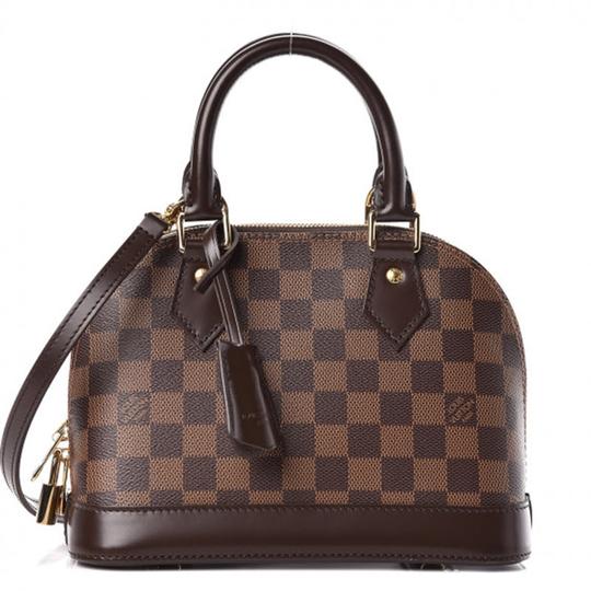 Louis Vuitton Alma Bb Brown Damier Ébène Canvas Shoulder Bag