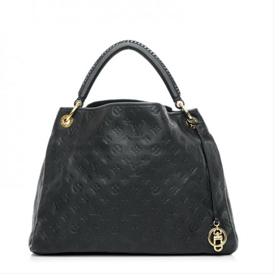 USED Louis Vuitton Empreinte Artsy MM Black Leather Hobo - MyDesignerly