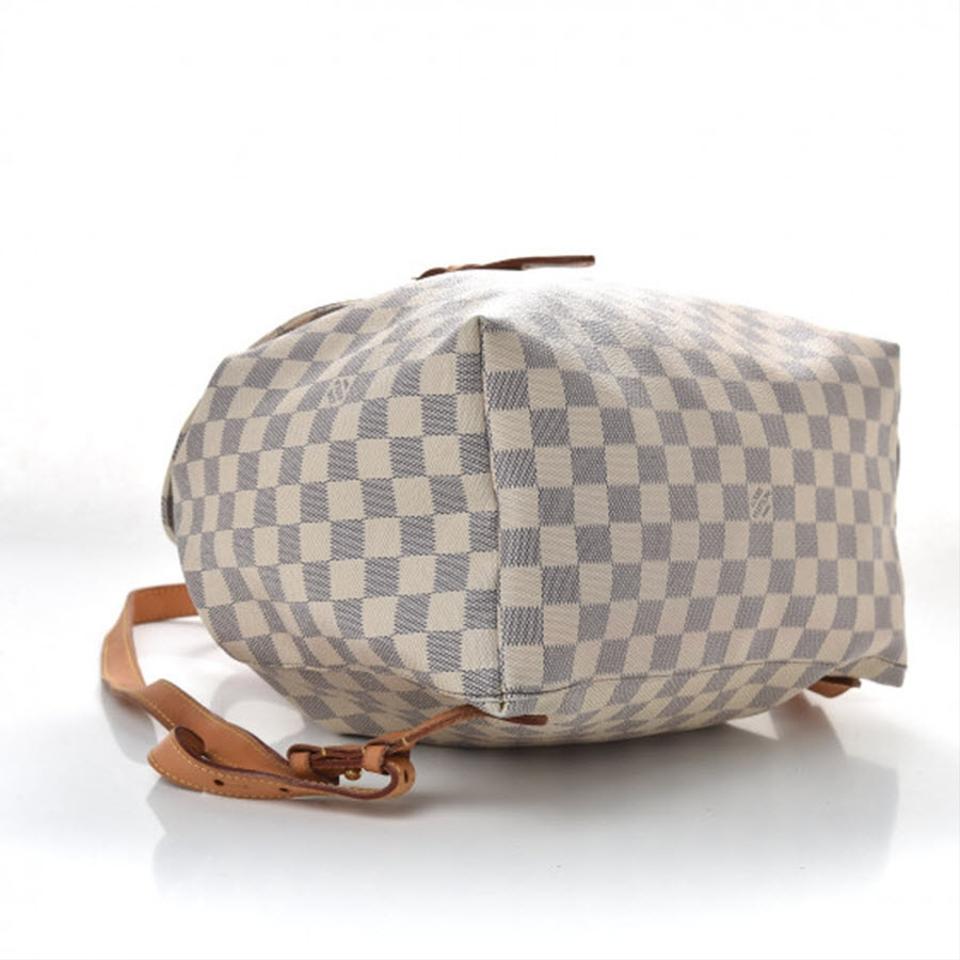 Sperone cloth backpack Louis Vuitton White in Cloth - 30896501
