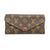 Louis Vuitton Brown Josephine Fuchsia Monogram Wallet