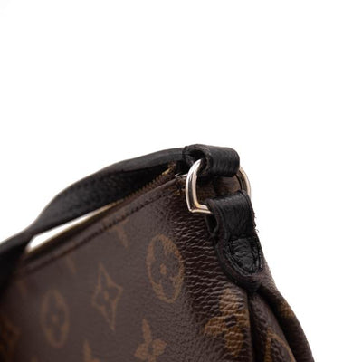 Louis Vuitton Pallas BB Monogram Clutch Dark brown Leather ref.446445 -  Joli Closet