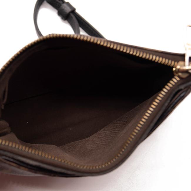 Louis Vuitton Pallas clutch bag Dark brown Leather ref.404802