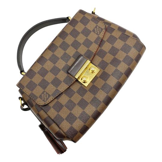 Croisette fabric handbag Louis Vuitton Brown in Fabric - 35253540