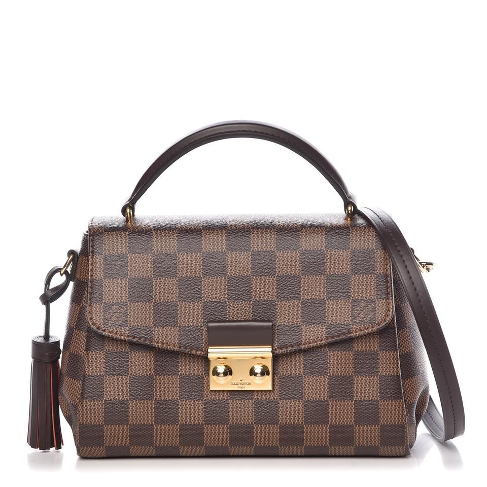 Louis Vuitton Croisette Damier Ebene Canvas Shoulder Bag