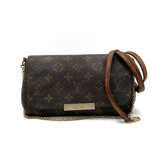 Louis Vuitton Favorite Pm Brown Monogram Canvas Shoulder Bag - MyDesignerly