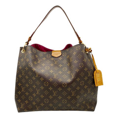Louis Vuitton Tote Graceful Monogram MM Brown in Coated Canvas/Leather with  Brass - GB