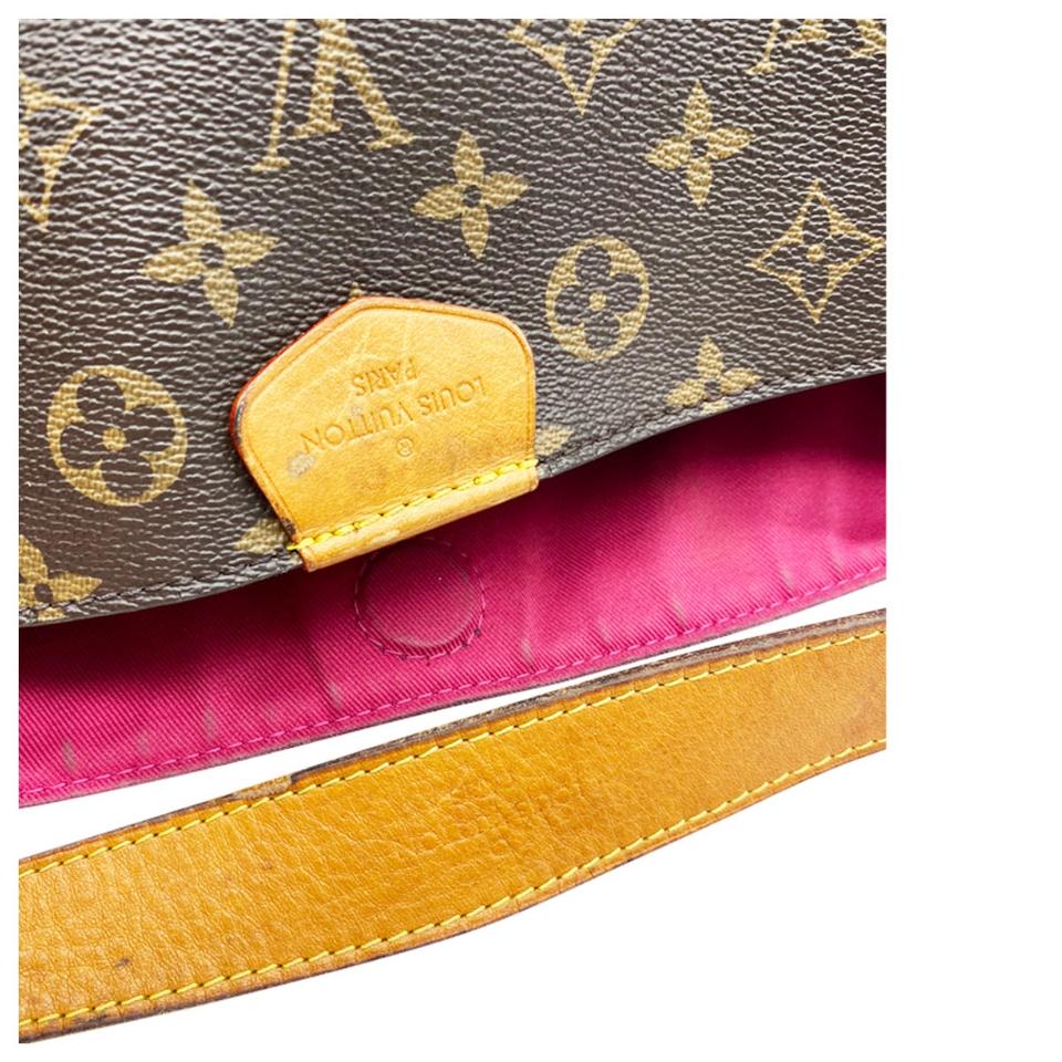 Graceful cloth handbag Louis Vuitton Brown in Cloth - 36507354