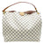 Louis Vuitton Graceful Mm Rose Ballerine Pink Interior White Damier Azur Canvas Hobo Bag