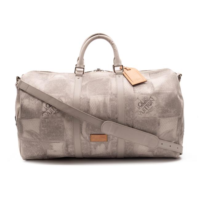 Louis Vuitton - Keepall Bandoulière 55 - Grey - Monogram Canvas - Men - Travel Bag - Luxury
