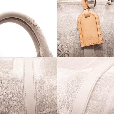 Louis Vuitton Damier Salt Canvas Keepall 50 Bandouliere Bag Louis Vuitton