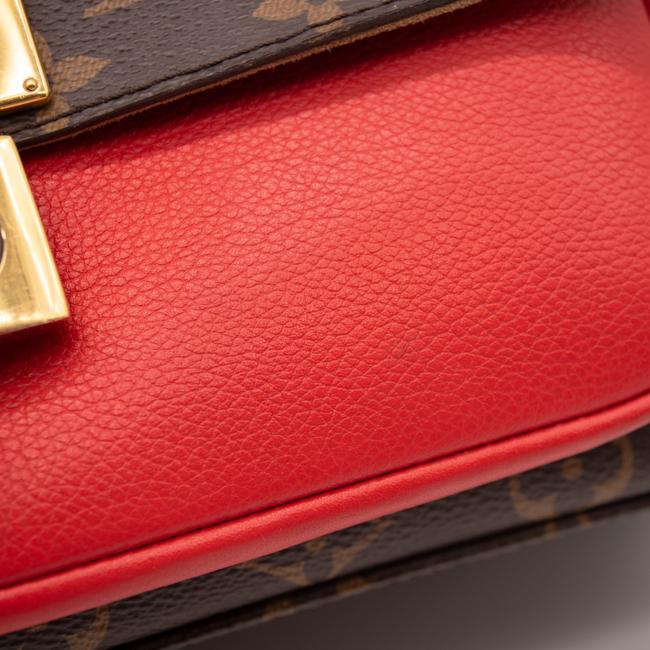 Louis Vuitton shoulder bag Marignan monogram and red Brown Cloth ref.805871  - Joli Closet