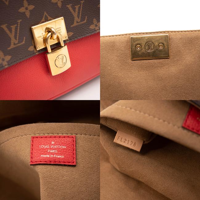 Louis Vuitton Lockit Shoulder Bag MM Brown Canvas for sale online