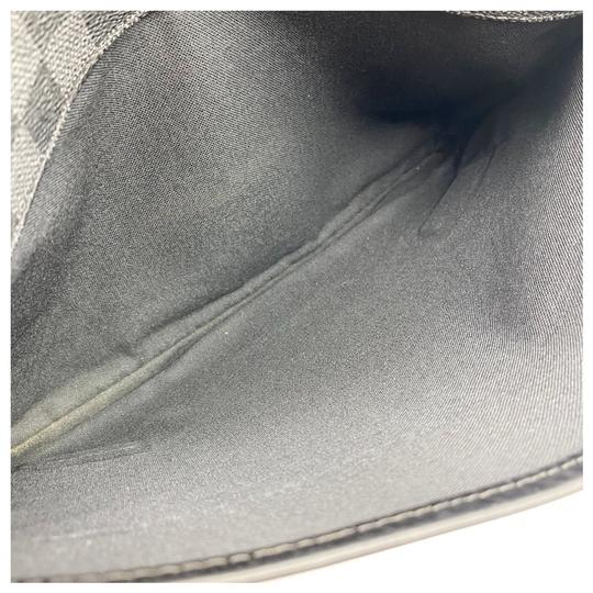 Daniel mm satchel fabric bag Louis Vuitton Black in Cloth - 35314116