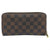 Louis Vuitton Monogram Zippy Damier Ebene Zip Around Wallet