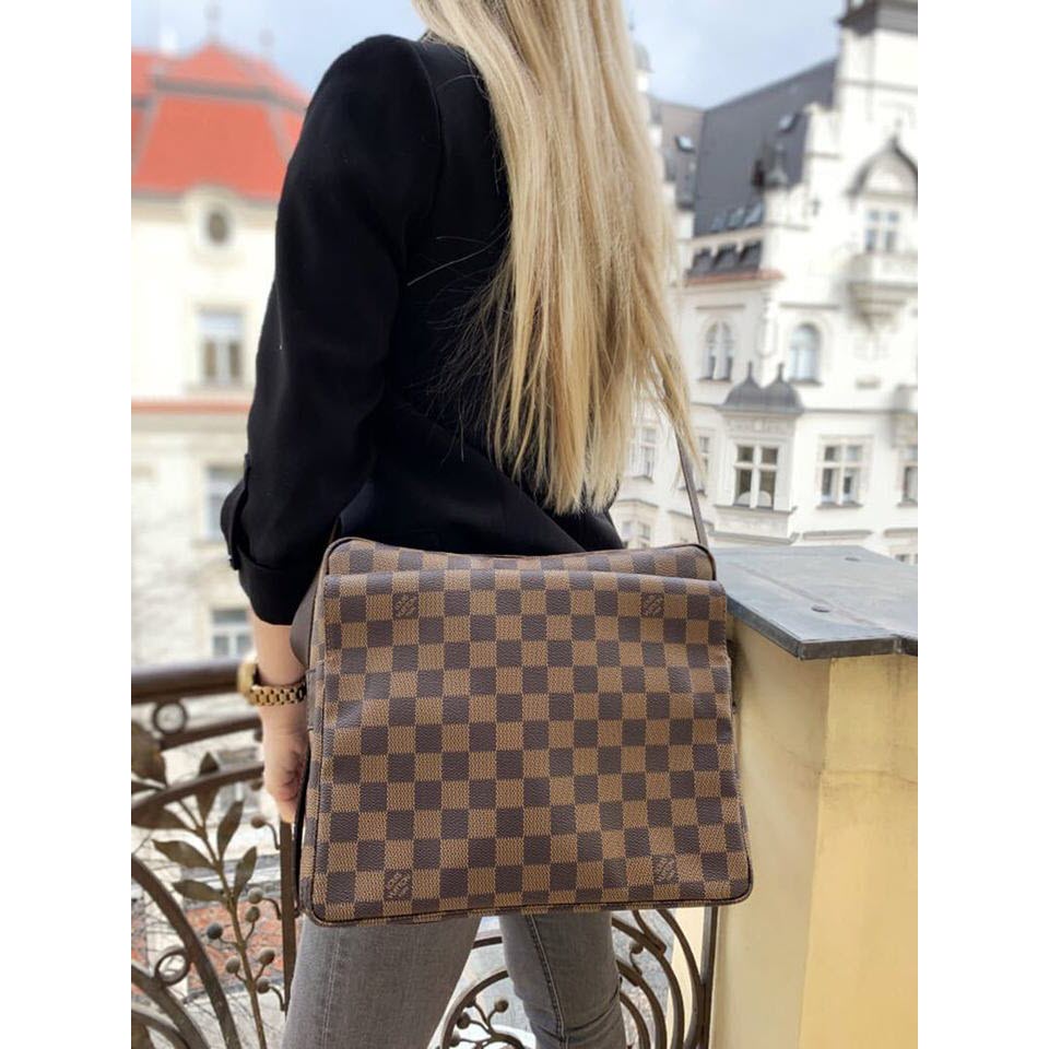 Damier Ebene Bastille Messenger Bag – LuxUness
