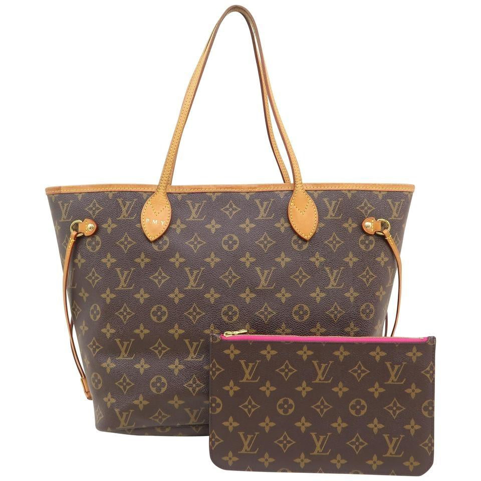 Louis Vuitton Neverfull Brown Monogram Canvas Tote