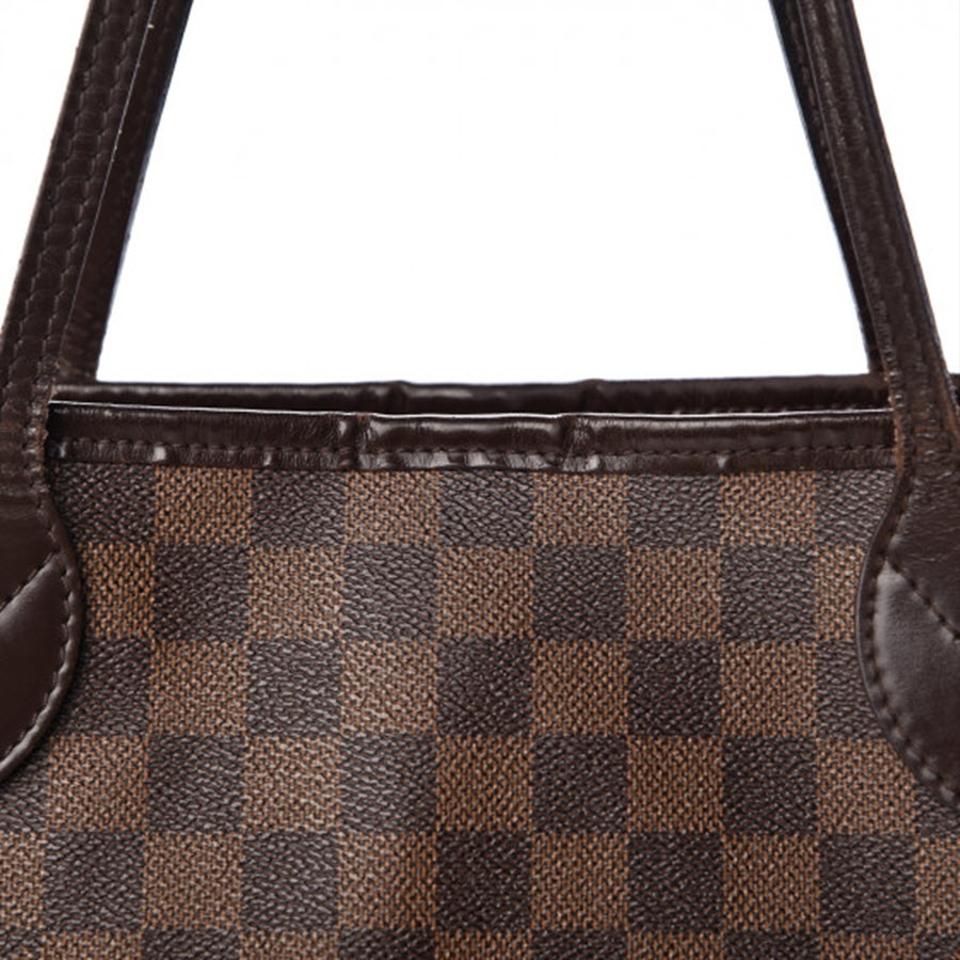 Louis Vuitton, Bags, Louis Vuitton Neverfull Damier Ebene Checkered Tote