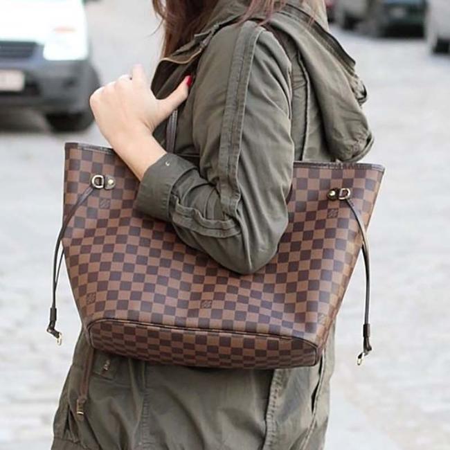 Louis Vuitton Neverfull Gm Damier Ebene Brown Coated Canvas Tote -  MyDesignerly