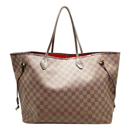 Louis Vuitton Neverfull Gm Brown Damier Ebene Canvas Tote