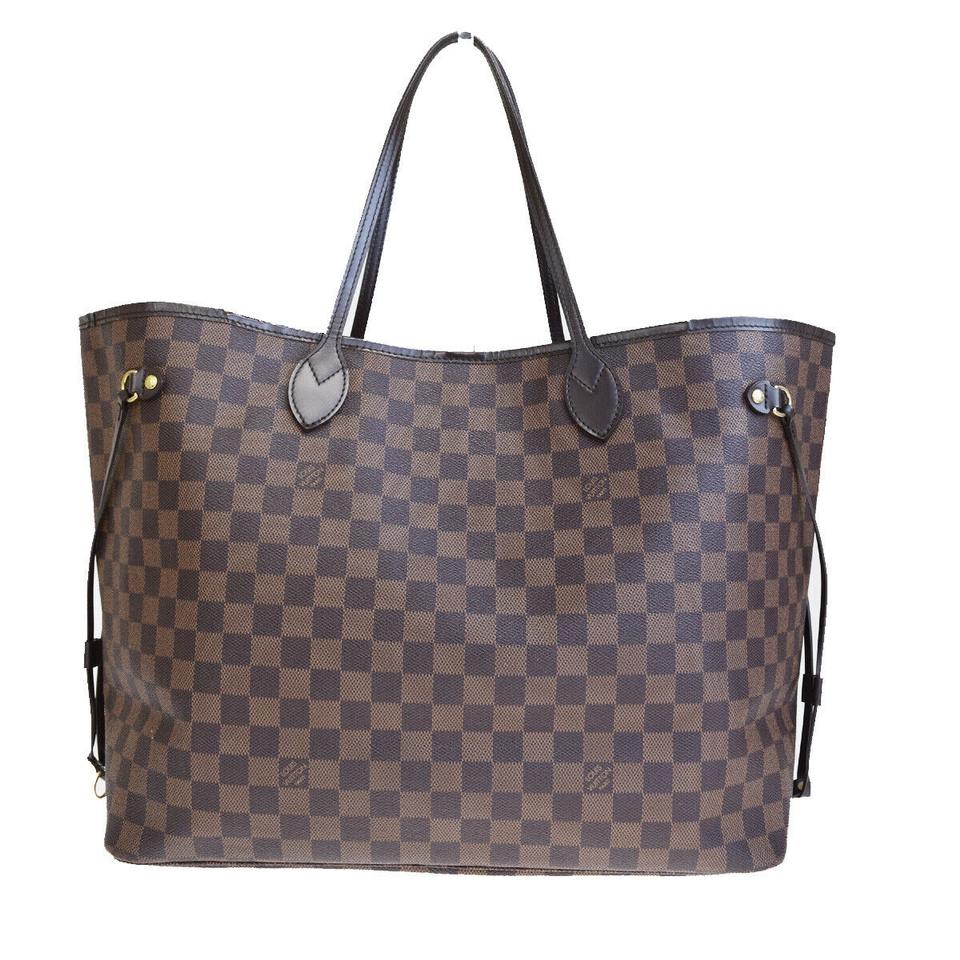 Louis Vuitton Neverfull Gm Brown Damier Ébène Canvas Tote